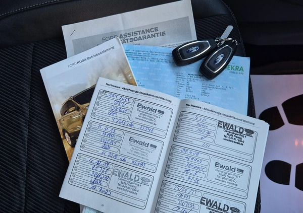 Ford Kuga cena 52900 przebieg: 159000, rok produkcji 2014 z Szczucin małe 562